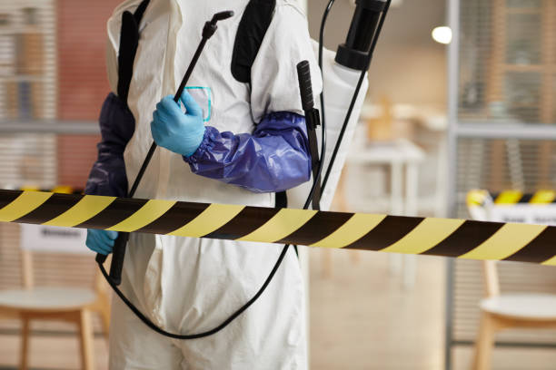 Professional Biohazard technician working in Olivet, NJ